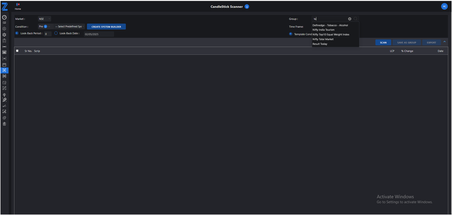 Enhanced Group Selection via Global Search