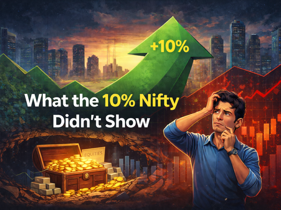 What lays beneath a 10% rise in the Nifty index and how most stocks performed in 2025